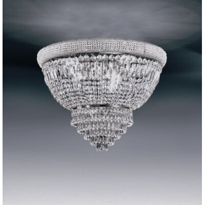 Osaka 4 Light Crystal Flush Mount