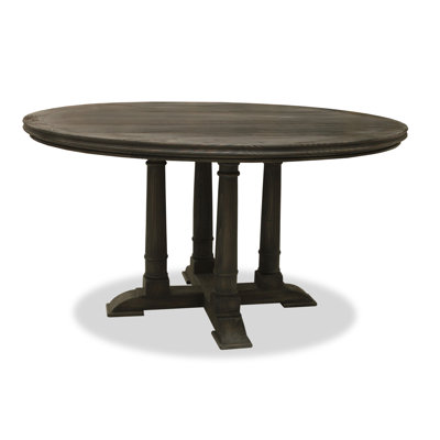Carmel Dining Table 54 inch Finish: Grey