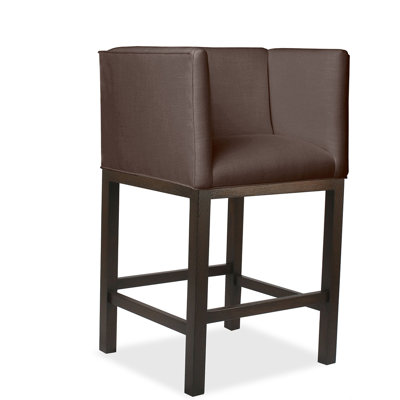 Vernon 30 inch Bar Stool Upholstery: Coffee