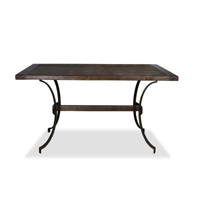 Santa Barbara Pub Table Top Finish: Dry Maple, Size: 42 inch H x 72 inch L x 40 inch W