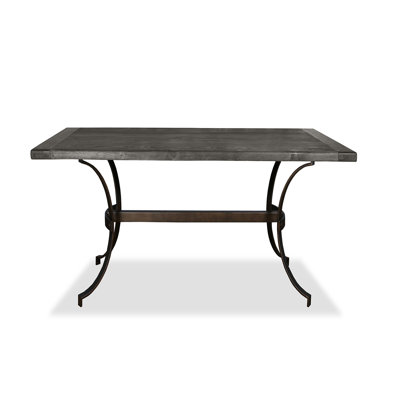 Santa Barbara Pub Table Top Finish: Dry Gray, Size: 42 inch H x 60 inch L x 40 inch W
