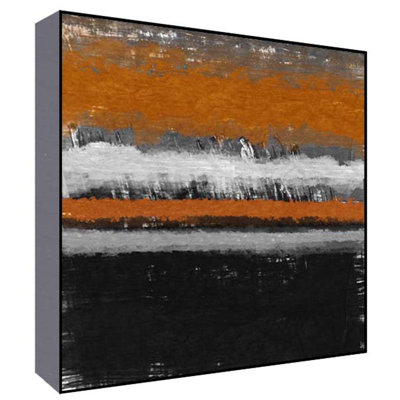 Orange Horizon II Wall Art Size: 36 H x 36 W x 1.5 D image