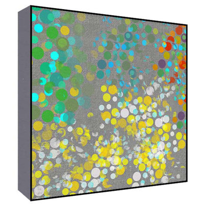 Colorful Cicles II Wall Art Size: 36 H x 36 W x 1.5 D image