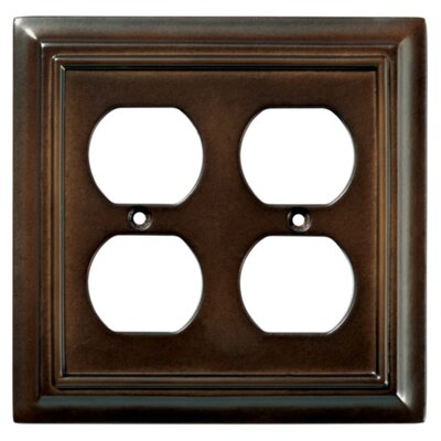 Wood Architectural Double Duplex Wall Plate Finish: Espresso