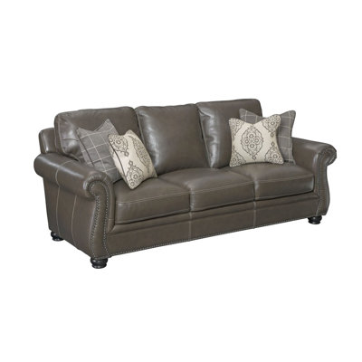 Simon Li H044-30-1D-AA0G Charleston Leather Sofa