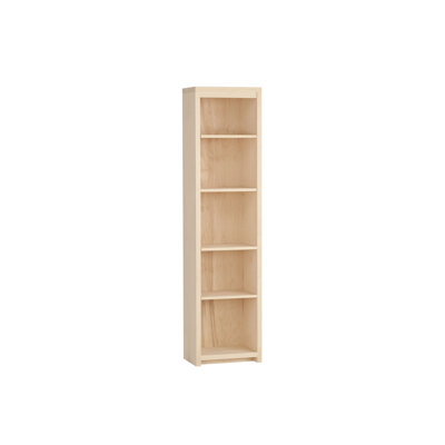 Thompson 72" Standard Bookcase Wood Veneer: Painted Eco-MDF, Finish: Orange Thompson 72" Standard Bookcase Wood Veneer: Painted Eco-MDF, Finish: Orange