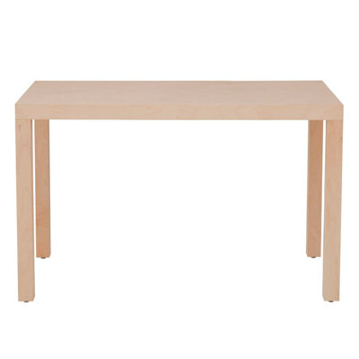 Parsons Dining Table Wood Veneer: Maple, Finish: Unfinished
