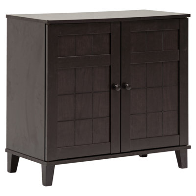 Baxton Studio Glidden Wood Modern Shoe Cabinet