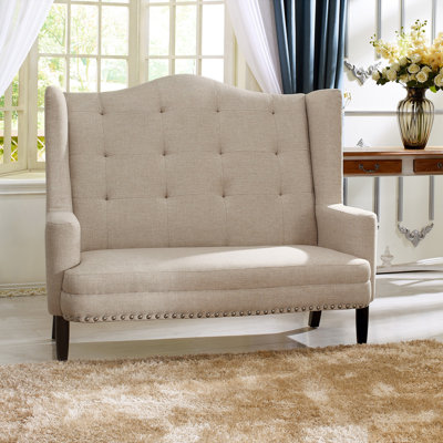 Wholesale Interiors TSF-71026-Bench-Grey Baxton Studio Kerrigan Contemporary Settee