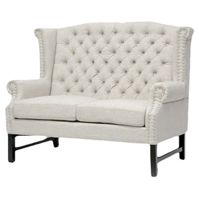 BH-63102-LS-Beige WHI7080 Wholesale Interiors Remington Tufted Loveseat