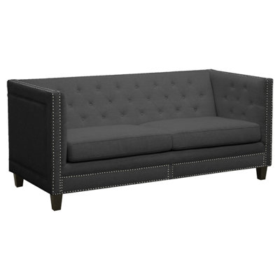 TSF-71015-SF-Grey WHI7138 Wholesale Interiors Parkis Tufted Loveseat