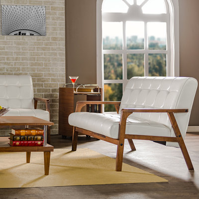 TOGO LC-109-545 WHI5542 Wholesale Interiors Brolin 39.5″ Loveseat