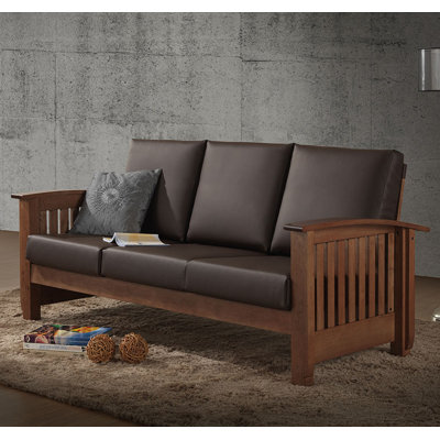 1421-6902-WF WHI7508 Wholesale Interiors Baxton Studio Benigno 3 Seater Sofa