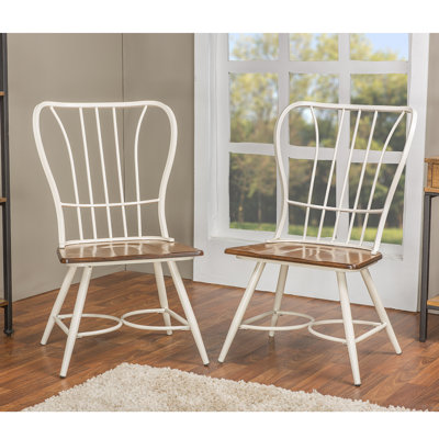 Baxton Studio Side Chair Finish: White