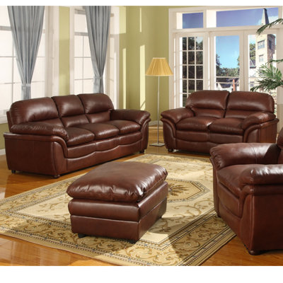 Wholesale Interiors 9015 2PC Sofa Set Baxton Studio Redding Modern Sofa Set