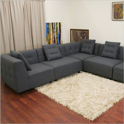 Wholesale Interiors B57-TD0902(A227-14A) sectional Baxton Studio Modular Sectional