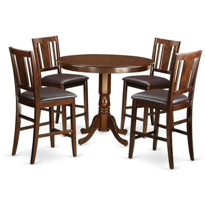 Trenton 5 Piece Counter Height Pub Table Set