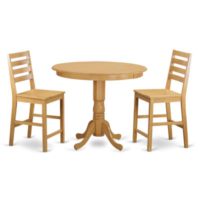 Trenton 3 Piece Counter Height Pub Table Set