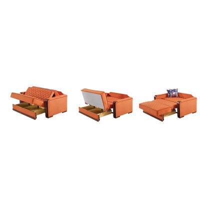 Latitude Run LRUN7546 Vandling Sleeper Loveseat