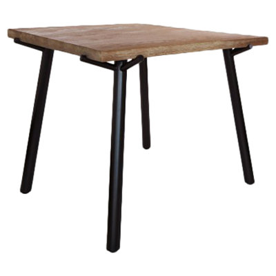 Branch Square Dining Table Base Finish: Black