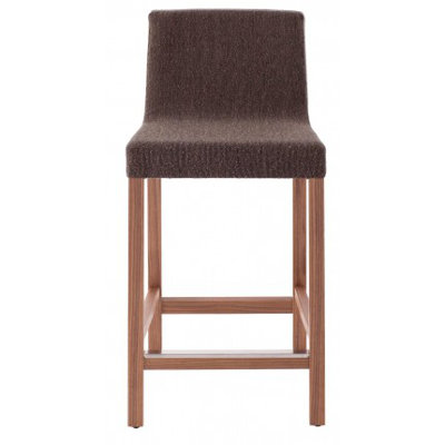 Knicker 25.5 inch Bar Stool Upholstery: Dark Roast Fabric
