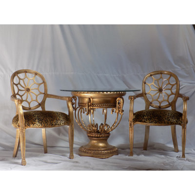 Spider 3 Piece Dining Set