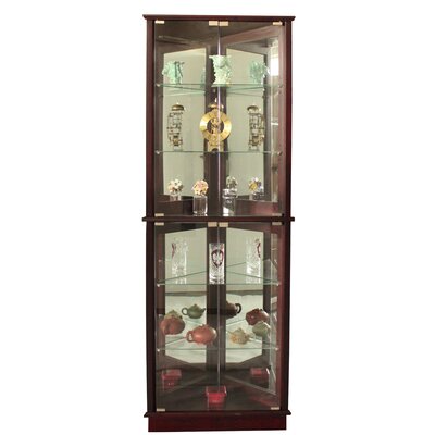Buy Floor Standing 3 Sided Corner Curio Cabinet Cheap Cost Do Not