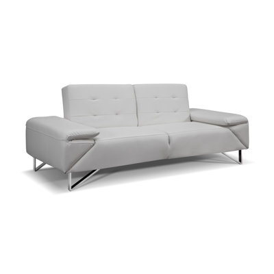 SO1254P-WHT Whiteline Imports White Sofas
