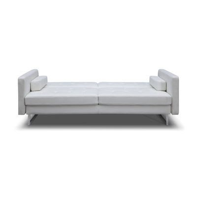 SO1195P-WHT WTLE1643 Whiteline Imports Giovanni Sleeper Sofa Upholstery