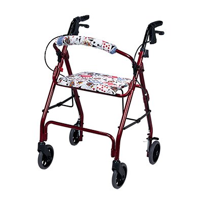 Seat and Roll Bar Walker Cushion Color: Cards image