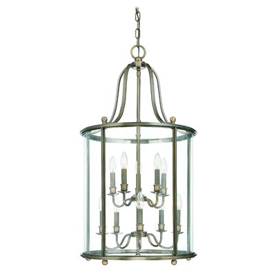 Mansfield 10 Light Foyer Pendant Finish: Distressed Bronze