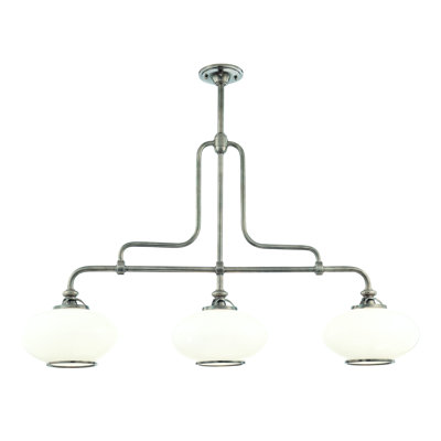 Canton 3 Light Kitchen Island Pendant Finish: Old Nickel