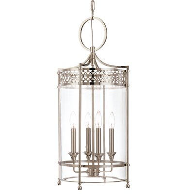 Amelia 4 Light Foyer Pendant Finish: Antique Nickel