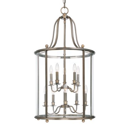 Mansfield 10 Light Foyer Pendant Finish: Polished Nickel