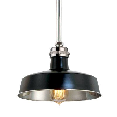 Hudson Falls 1 Light Pendant Finish: Distressed Bronze