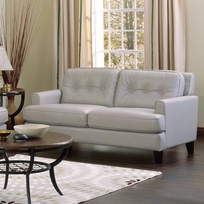 77575-03-Champion-Onyx-SS PAF6743 Palliser Furniture Barbara Leather Loveseat Finish