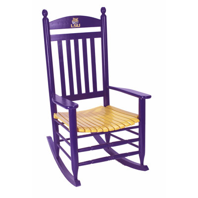 Collegiate Rocking Chair NCAA Team: LSU image