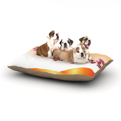 Fotios Pavlopoulos 'Nature Music' Dog Pillow with Fleece Cozy Top Fotios Pavlopoulos 'Nature Music' Dog Pillow with Fleece Cozy Top