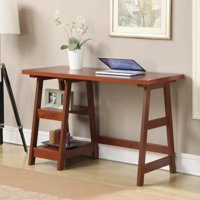 Trestle Writing Desk Finish: Cherry