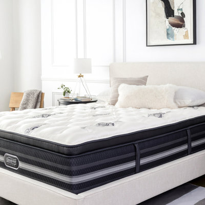 Beautyrest Black Sonya 18" Firm Pillow Top Mattress and Box Spring Mattress Size: Queen, Box Spring Height: Low Profile