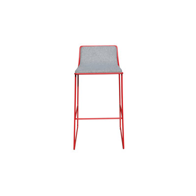 Bleecker 29 inch Bar Stool Upholstery: Gray Pure Wool