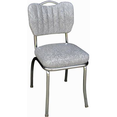 Retro Home Side Chair Upholstery: Cracked Ice Grey
