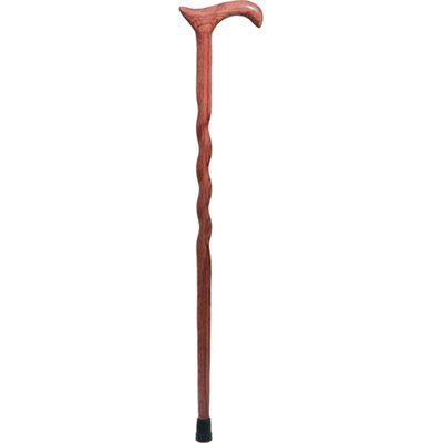 Twisted Oak or Ash Derby Single Point Cane Color: Red image