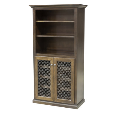 24 Bottle Floor Wine Cabinet Finish: Persimmon Red