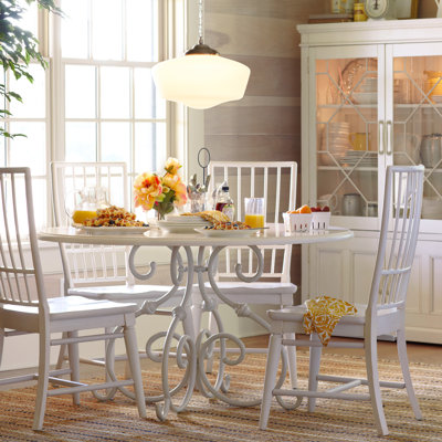 Kirby Dining Table Top Finish: Antique White