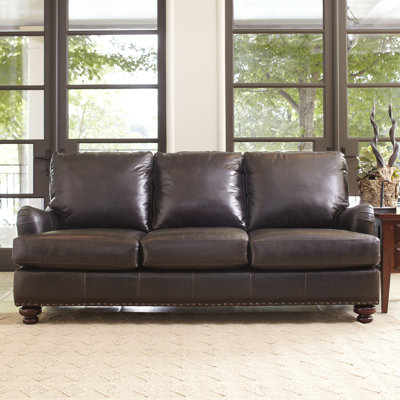 Birch Lane 012013262337 Montgomery Leather Sofa Upholstery