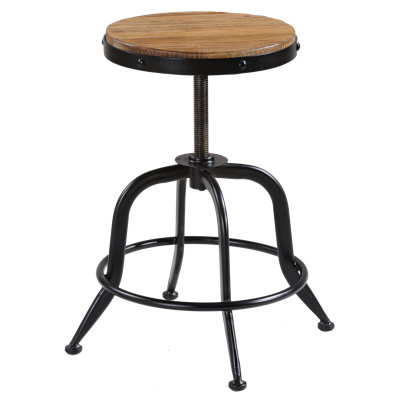 Palisades Adjustable Height Swivel Bar Stool