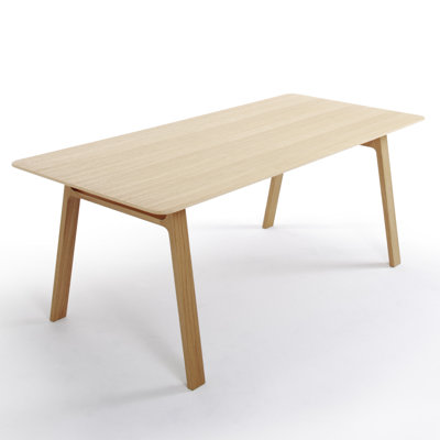 Pontoon Dinning Table Finish Natural Oak