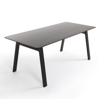 Pontoon Dinning Table Finish Walnut Painted Oak
