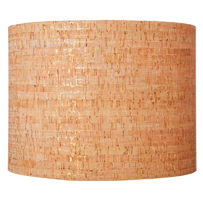 13 Natural Cork Drum Shade